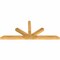Ekena Millwork Saratoga Rough Sawn Timber Gable Bracket, Western Red Cedar, 84"W x 35"H x 4"D x 4"F, 10/12 Pitch GBW084X35X0404SAR00RWR - alternate 2